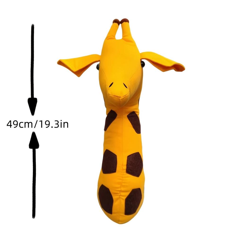 3D Animal Head Wall Hanging Ornament Filled Giraffe Hanging New Animal Head Nordic Style Decoration Home Decor Decoration Crafts