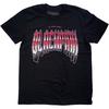 BLACKPINK T-Shirt Gothic Band Logo Neu Offiziell Unisex Schwarz Größe M