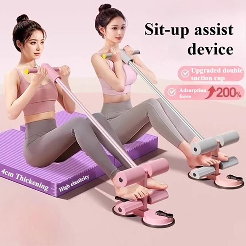Sit Ups Assistant Home Gym Double Suction Sit Up Bar Exercise Equipment Abs Workout