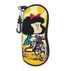 Cartoon Mafalda Glasses Case Unisex Student Zipper Anime Glasses Storage Box Print Eyeglasses Box