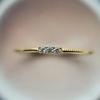 Trendy Simple Thin Ring Lady Versatile Accessories Gold Color/Silver Color Bright Micro Zirconia Jewelry for Daily Wear