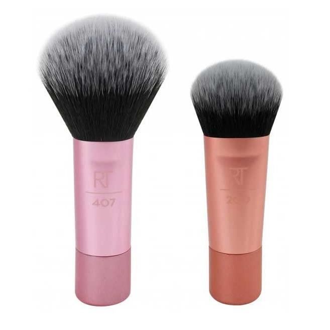 

Mini Brochas - Real Techniques - Duo - Multifunction - Makeup Base - Pink