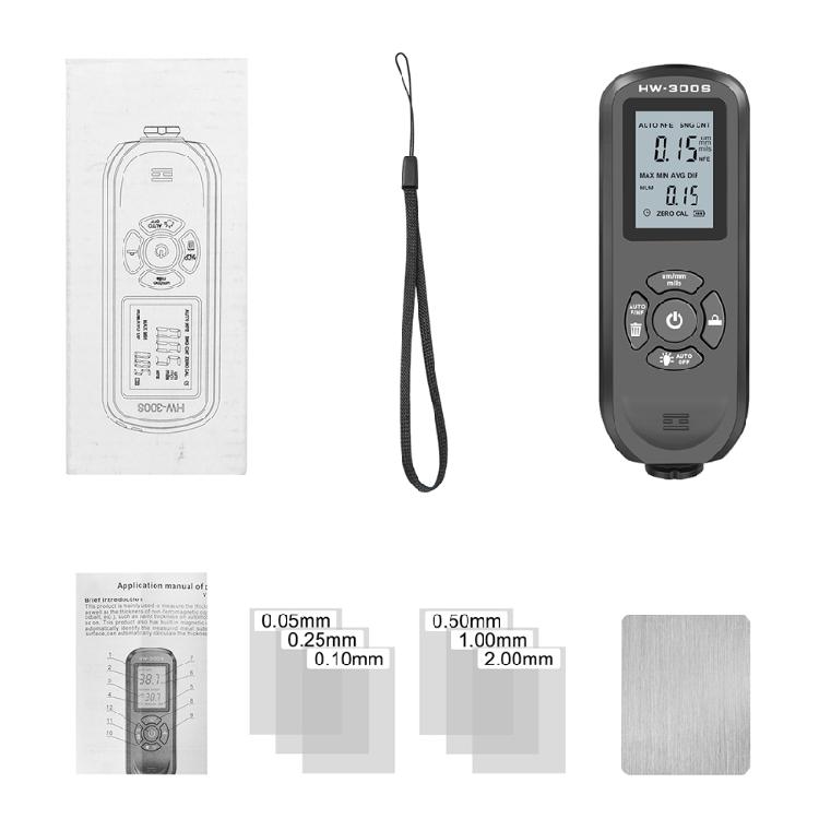 Толщиномер покрытий Автомобильный толщиномер краски Толщиномер краски Цифровой 1 чёрный