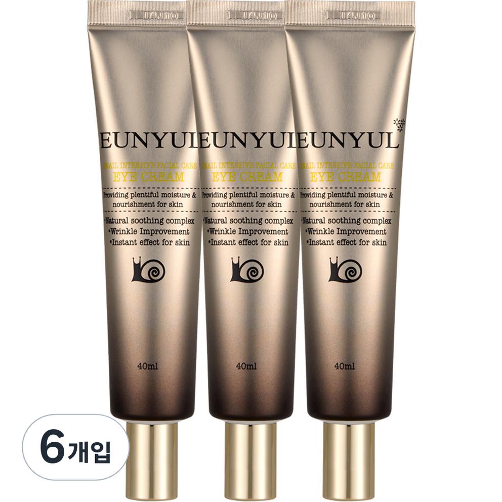 

[Eunyul] Snail Intensive Facial Care Eye Cream, 40ml, 6pcs