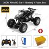 ZWN 1:16/1:20 2.4G Model RC Car With LED Light 2WD Off-road Remote Control Climbing Vehicle Outdoor Cars Toy Gifts for Kids