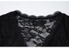 2026 Autumn European & American Women's Sexy Lace V-Neck Lace-Up Cardigan Top