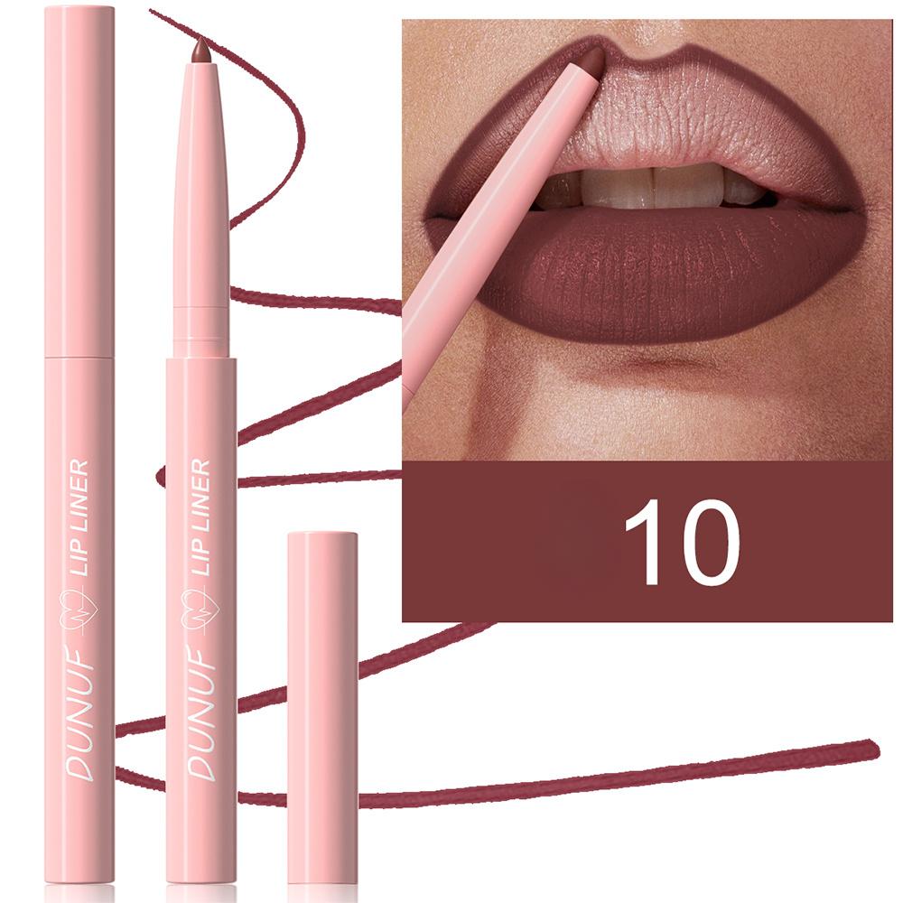 

Карандаш для губ 12 цветов – Стойкий и не размазывающийся карандаш для губ, гладкая и кремовая текстура, высокая пигментация для точного контура губ,