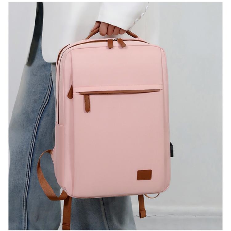 Practical School Bag Laptop Backpack with USB Charging Port Functional Daypacks