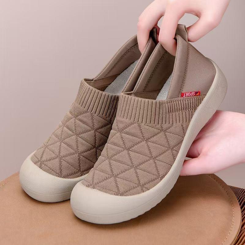 Повседневные туфли на плоской подошве с острым носком однотонные плетеные с высоким каблуком для женщин для удовольствия 39EUCN40 кофейный 1560₽