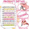 Eiscreme Stift Großpackung Niedlicher Eiscreme Gelstift Streusel Schreibstift Dessert Stift Neuheit Eiscreme Tintenstift Süßigkeit Ausziehbarer Kugelschreiber
