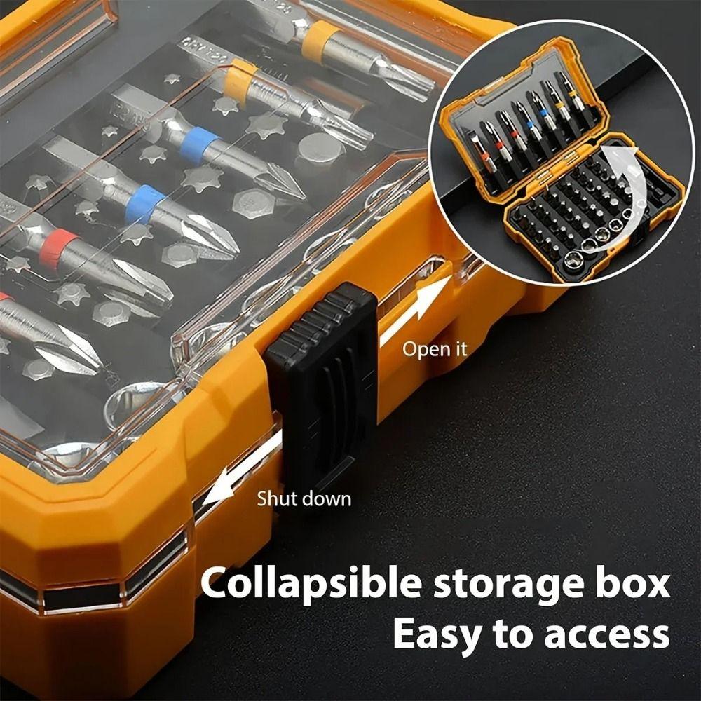 Multitool Multi-function Screwdriver Set Magnetic Bits Drill Bit Set Furniture Assembly