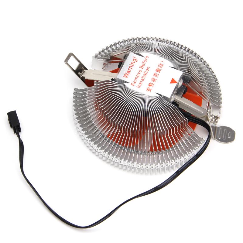2200rpm CPU Quiet Fan Cooler Cooling Heatsink For Intel LGA775/1155 AMD ...