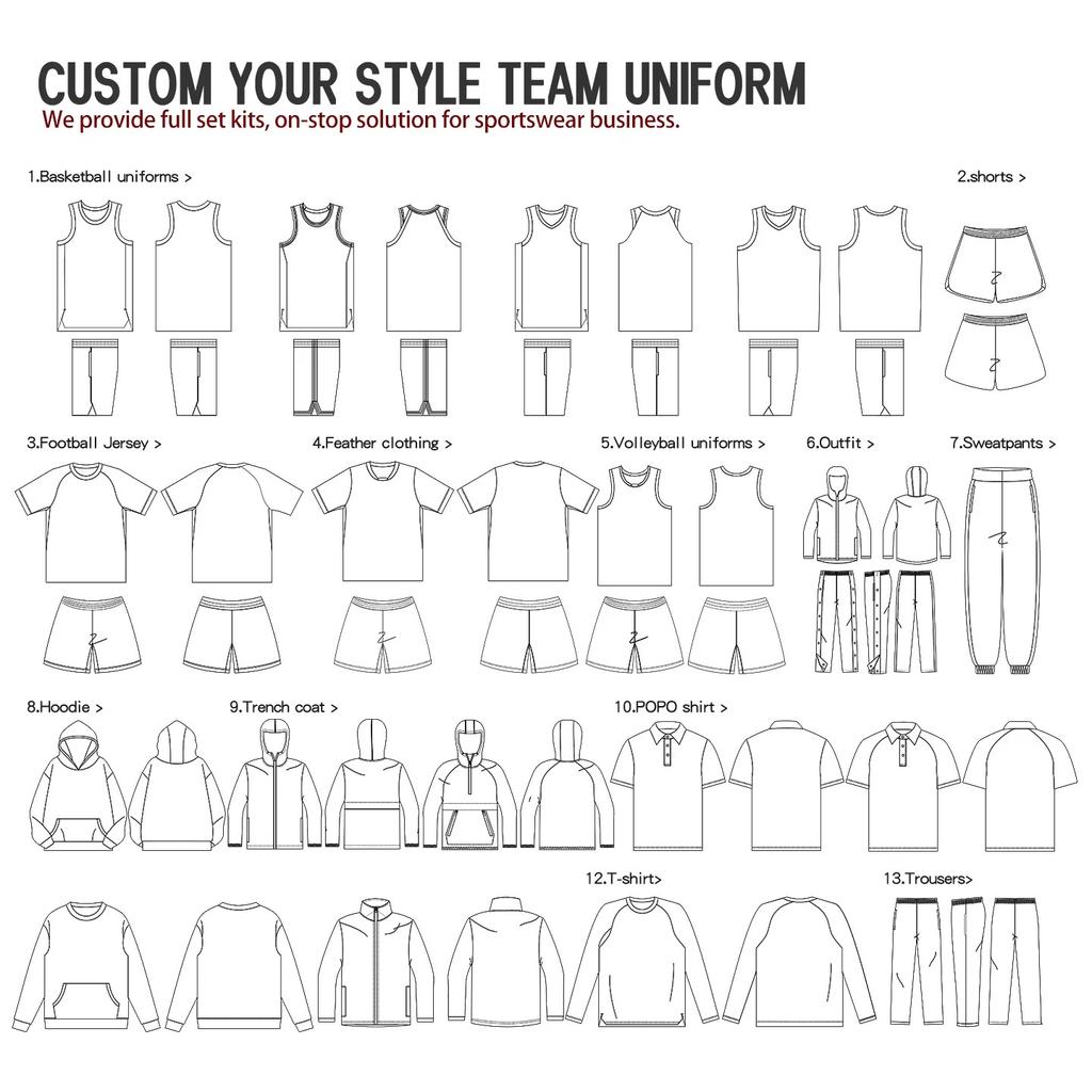 Custom Reversible Basketball Jersey Set Sublimation Team Uniform Kit Quick-Dry Breathable Basketball Wear for Adult/Kids