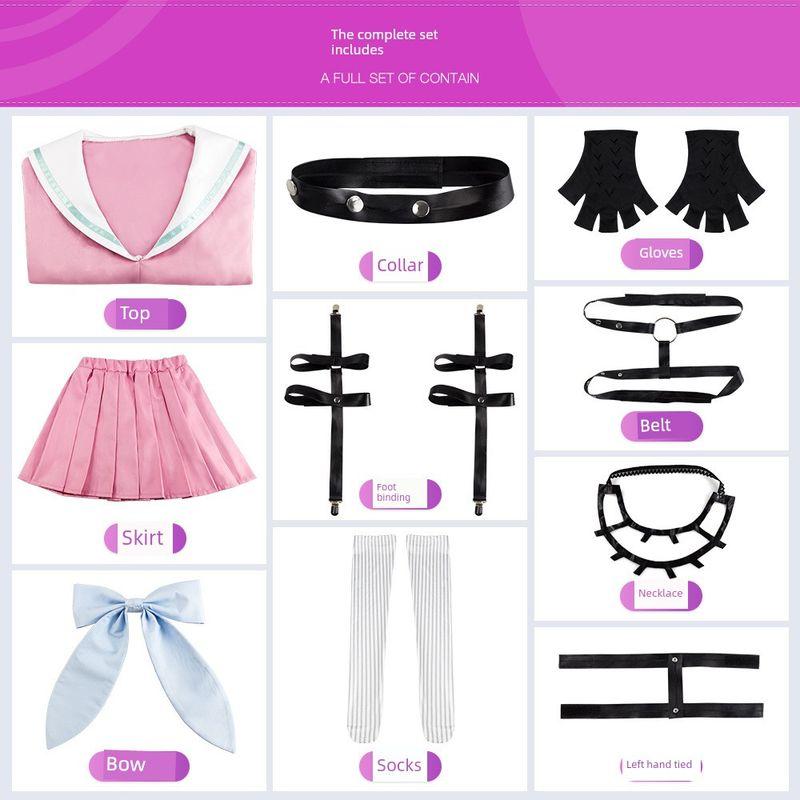 Iruma Mito Danganronpa Cosplay Costume Iruma Mito Outfit Halloween Umagami Mutsu Complete Set XS