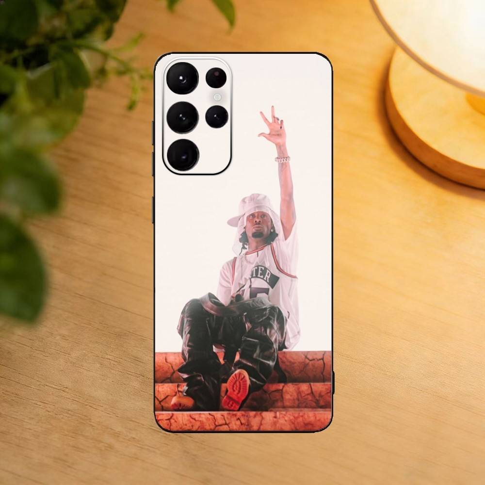 Playboi C-Carti Rapper Phone Case For Samsung S25,S24,S21,S22,S23,S30,Ultra,S20,Plus,Fe,Lite Black Shell