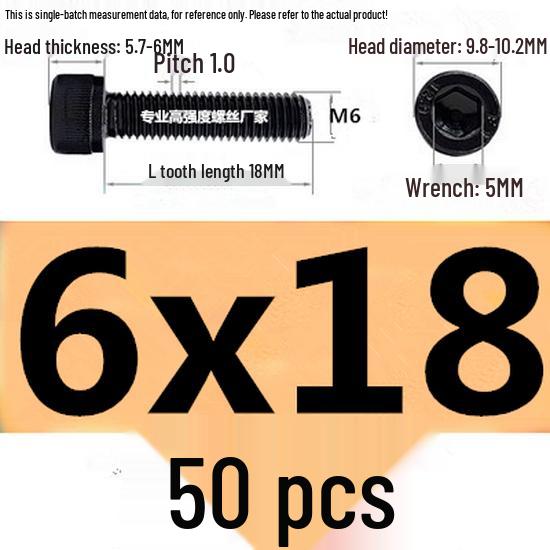 High-Strength Grade 12.9 Internal Hex Head Screws M1.4-M20