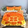 Autumn Leaf Pattern Decoration Set Soft Comfortable Duvet Cover Bedding Set Included 1*Duvet Cover & 2*Pillowcases Gift