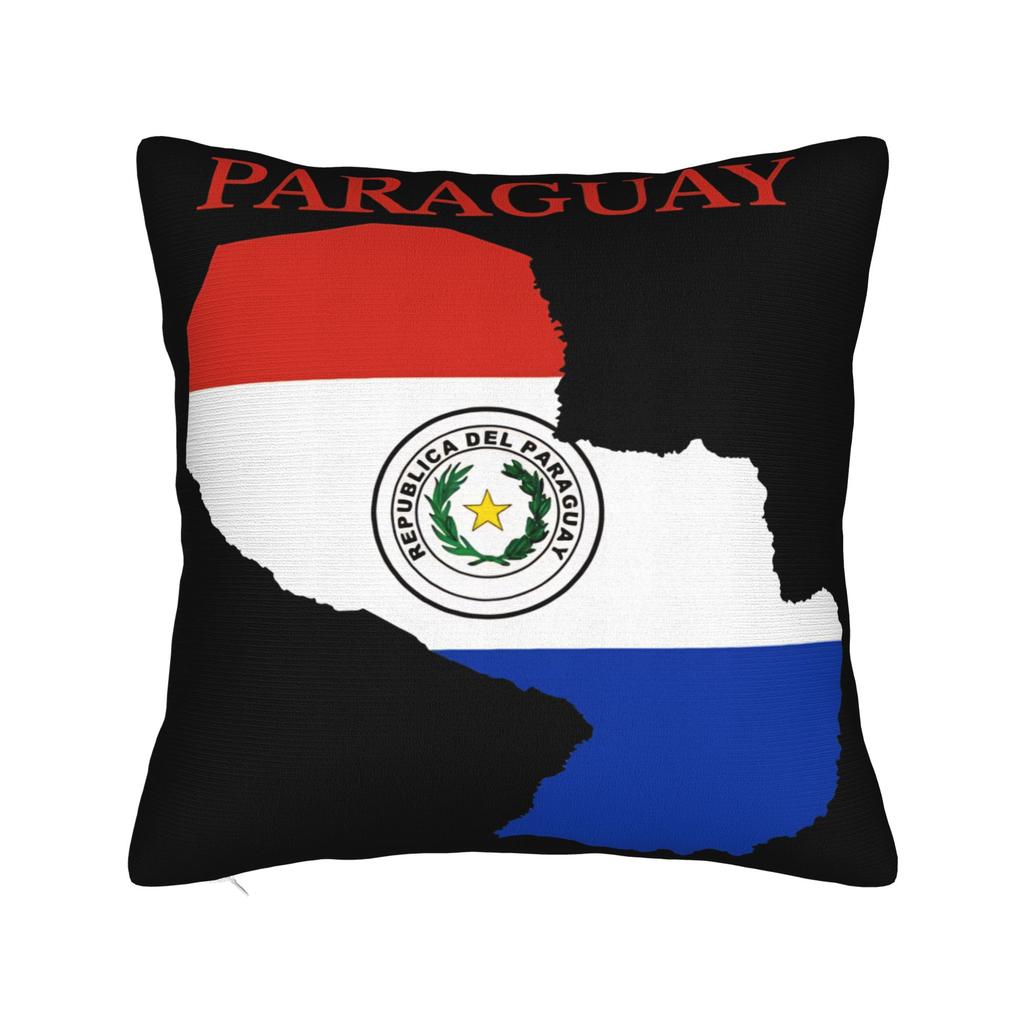 Paraguay Flag Pillow Covers Accessories Soft Cushion Cover Decor  Throw Pillow Case Cover Home Multi Size