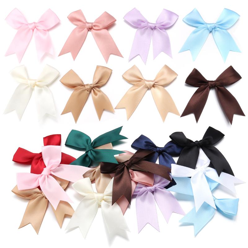 20Pcs/pack 25mm Decorative Ribbon Bow Gift Packaging Bowknot Handicrafts Birthday Wedding Decorations DIY Craft Material