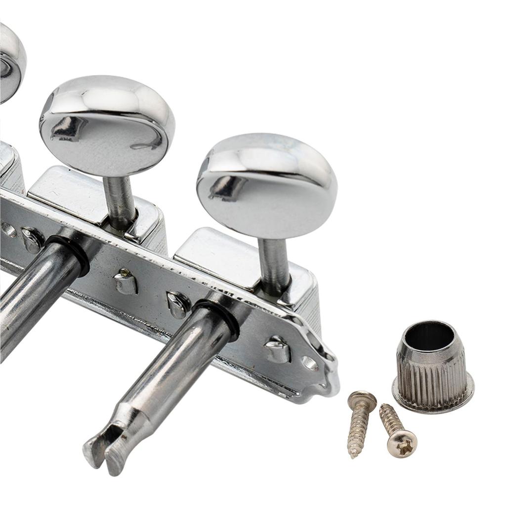 Musiclily Pro Deluxe Vintage Squier Classic Vibe Tuners for Fender Chrome 6-String Strat/Telecaster Guitars,