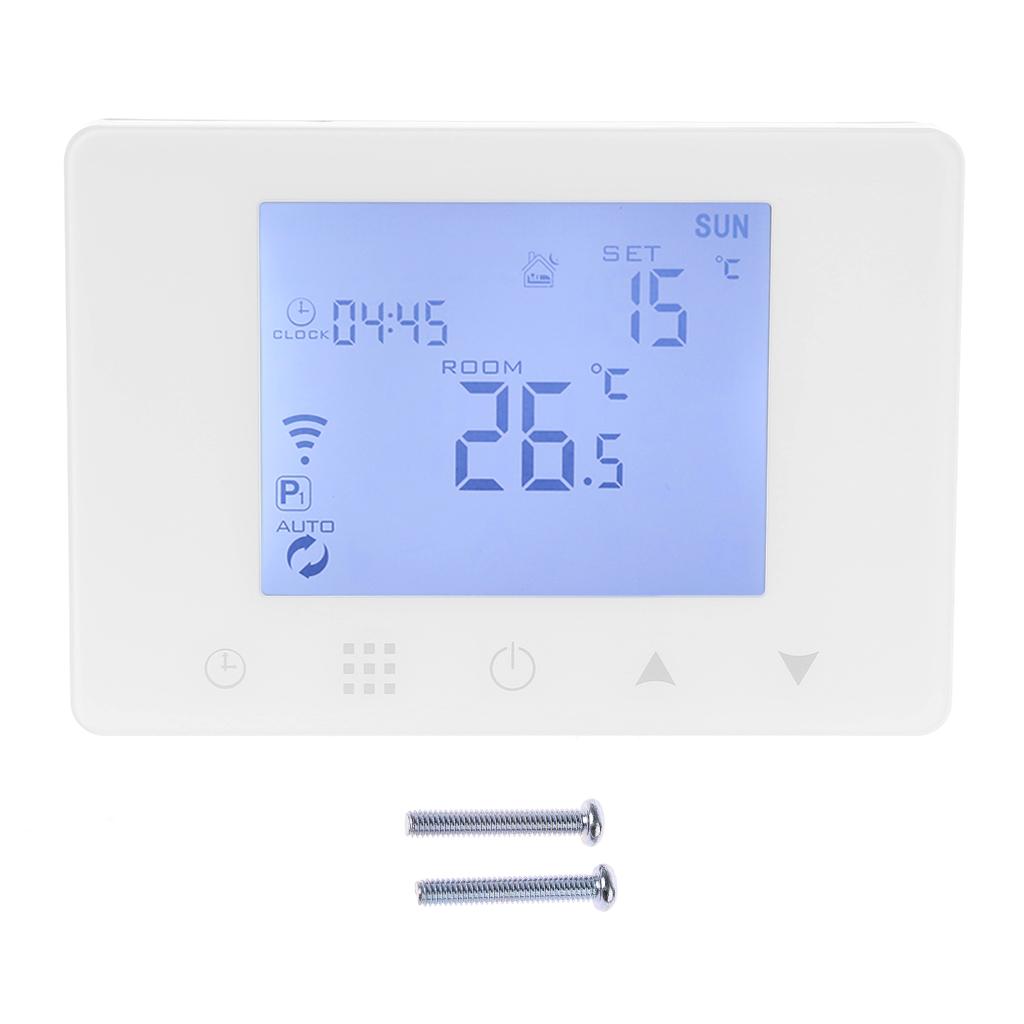 Compact for Smart Thermostat Programmable Thermostat Temperature Contorller for Electric Water Gas Boiler Floor Heating