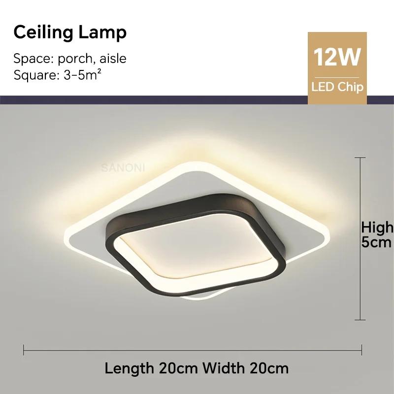 Modern LED Ceiling Lamp For Living Room Stair Aisle Cloakroom Hallway Bedroom Ceiling Light Indoor Home Decor Lighting Fixture