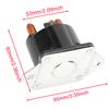 72631 89-68258A4 12V Winch Control Solenoid Relay Replacement 4 Terminal For Golf Cart Car Club Outboard Mercury Warning Winch