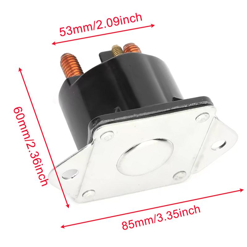 72631 89-68258A4 12V Winch Control Solenoid Relay Replacement 4 Terminal For Golf Cart Car Club Outboard Mercury Warning Winch
