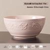 Nordic Ceramic Embossed Strawberry Soup Bowl