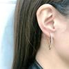 Kinel Rose Gold Long Drop Earrings For Women Luxury Wedding Earrings