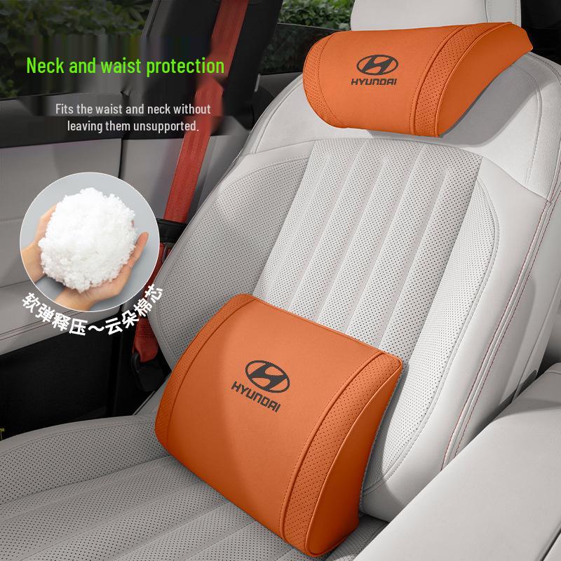 Fits Hyundai ix35, ix25, Elantra, Mingtu, and Langdong car seat headrests and neck supports.