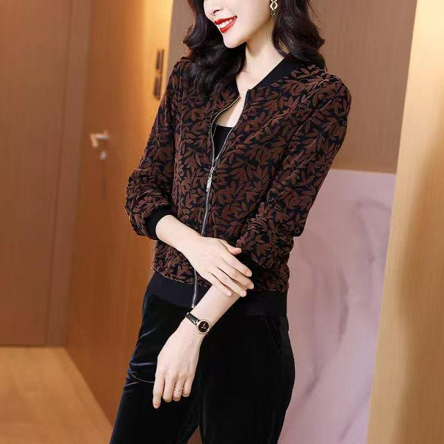 Women's Plus Size Chiffon UV Protection Baseball Jacket - Versatile Long-Sleeve for Spring/Summer