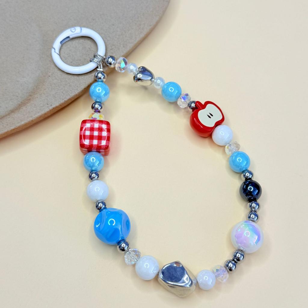 Diy Fashionable Small Fresh Mobile Phone Chain Anti-Lost Mobile Phone Case Pendant Beaded Bracelet Exquisite Girls Ccd Pendant