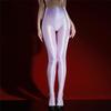Toffee Bird Cage Sheer Sensual Silky No-Removal Oil-Shine Pantyhose Base Layer Pants