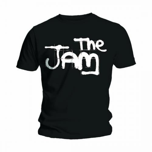 The Jam T Shirt Spray Logo Official Unisexs Black Tee NEW Mod Classic Rock Unisex 2XL