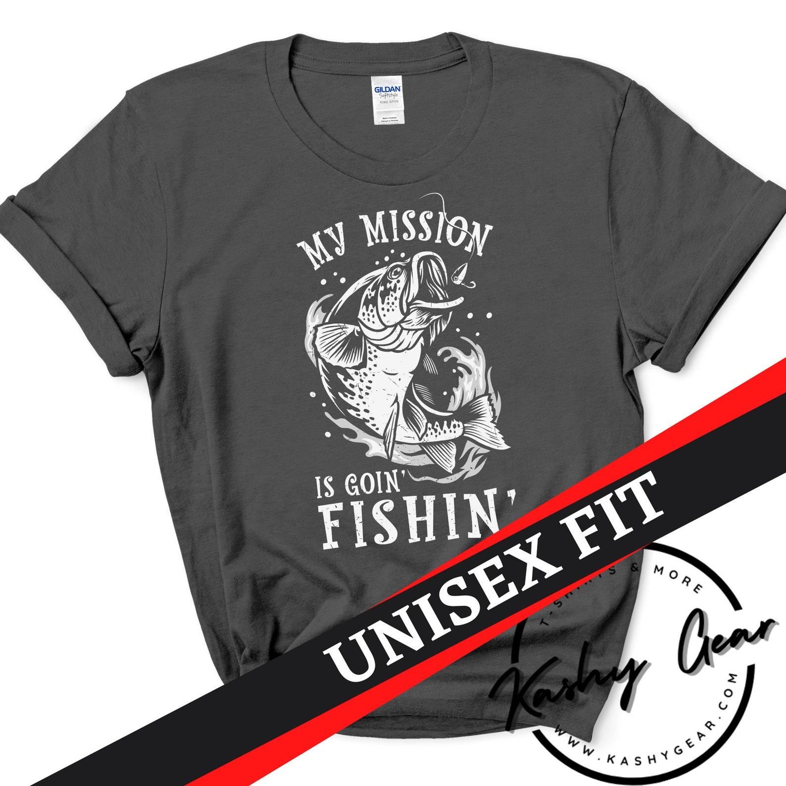 Fishing T shirt | Funny Fishing Shirt | Fishing Graphic Tee | Fisherman Gifts | Present For fisherman | Fishermen Unisex Tee S