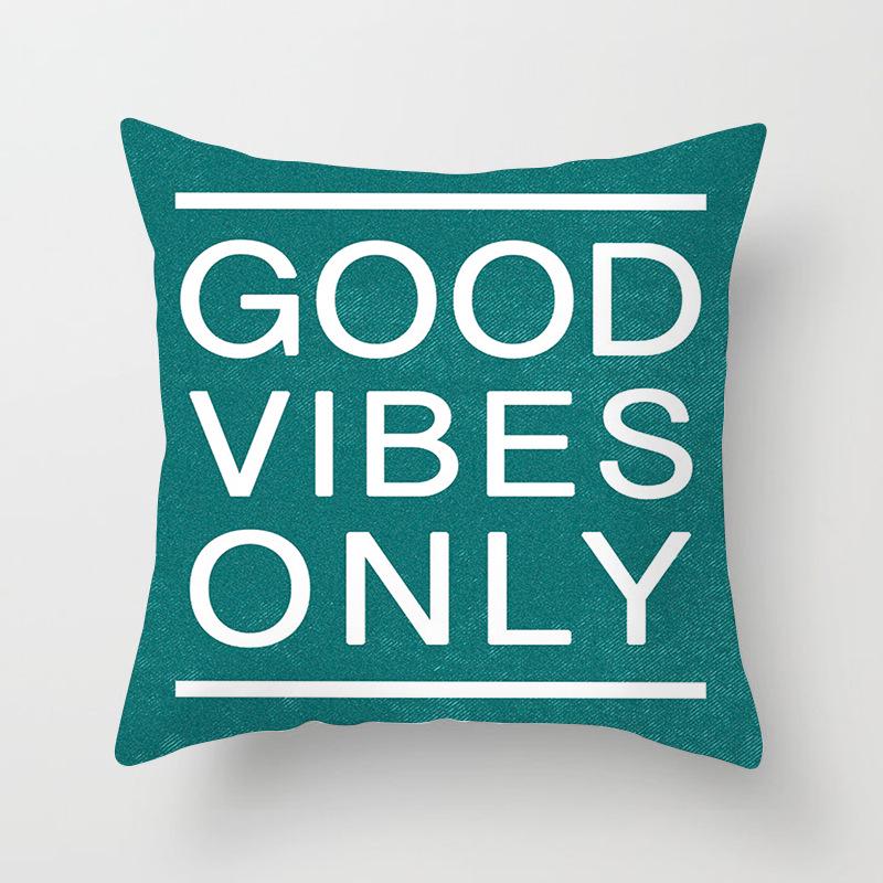 

Blue Print Nordic Style Cushion Car Sofa Cushion Pillow Lumbar Cushion Cover Home Furnishings 45 * 45Cm (excluding pillow core)