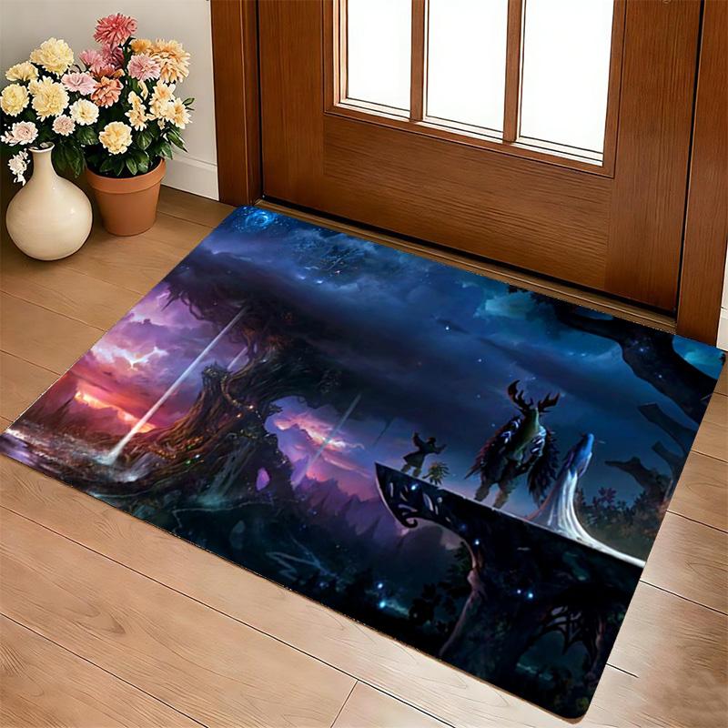 Fantasy Forest Living Room Nonslip Area Rug Soft Carpet For Bedroom Game Playroom Sofa Office Home Decor Doormat Christmas Gift C9302283