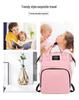 Large Capacity Splash-proof Mummy Bag: Fashionable Multi-Purpose Travel and Baby Bag