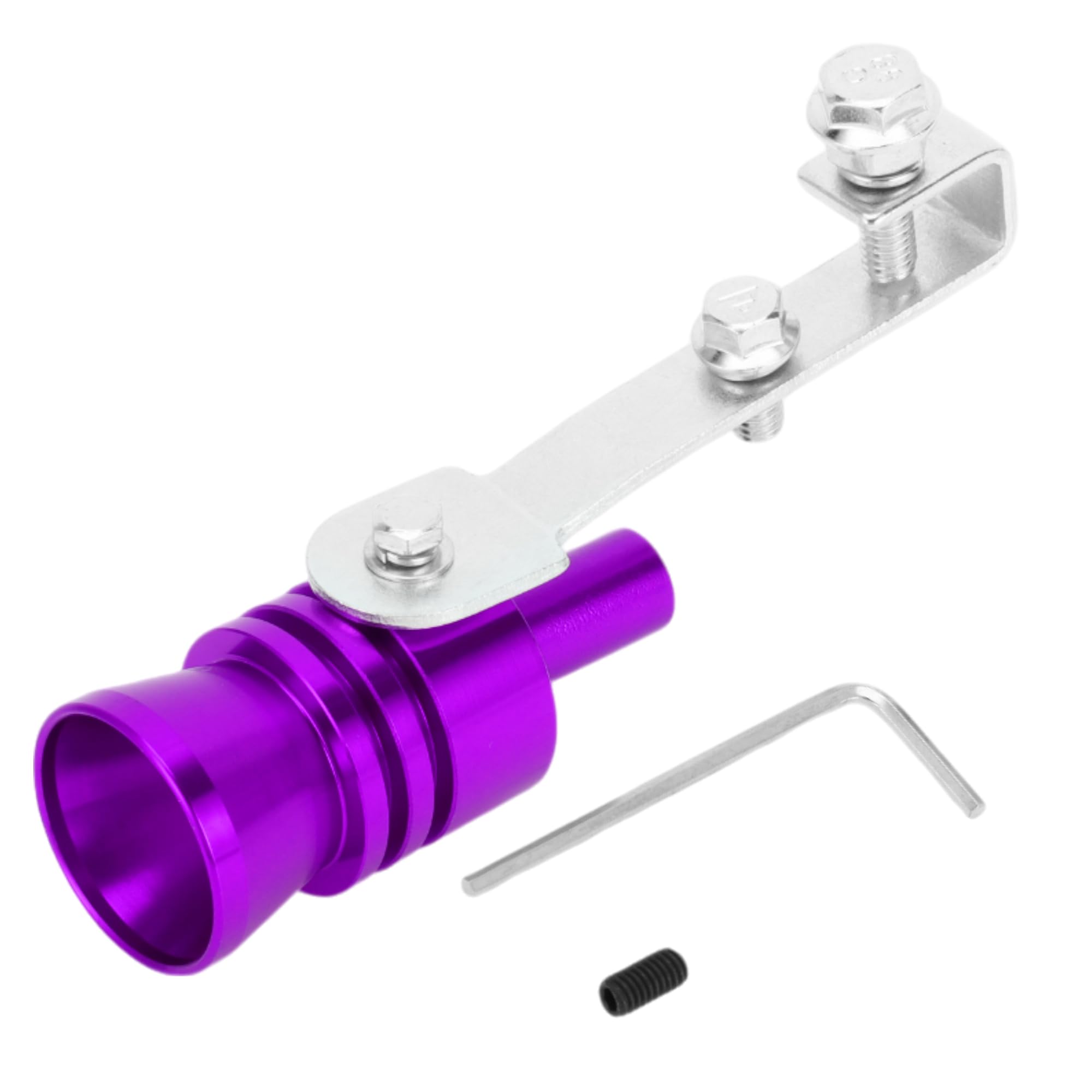 

INFINAUTO Турбо-звук Глушник Вихлопна труба Свисток Задня вихлопна труба L Автомобіль Мотоцикл Нижній Виробник Алюміній Фіолетовий 1 Набір