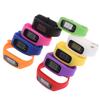 Led Pedometer Bracelet Step Counter Watch 12/24H Time Display Step Counter Watch Silicone Step Tracker Fitness Watch