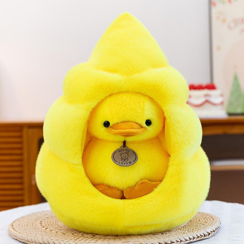 

Panda Plush Toy Bed For Kids Soft Stuffed Animal Sleep Assistant Gift For Children Duck,40cm