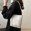 Fashionable Chinese Embroidery Shoulder Bag New Chinese Style Floral Tote Bag Hanfu Bucket Handbag Trendy Designer Travel Wallet