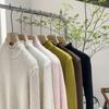Autumn And Winter Thick Plush Velvet Sweaters Women Half High Collar Lace Knit Jumper Sweater Casual Solid Warm Pullovers 29787