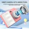 Portable Bluetooth Mini Camera with 24 Inch LCD Instant Print Feature Rechargeable Travel Friendly for Kids Teens Adults