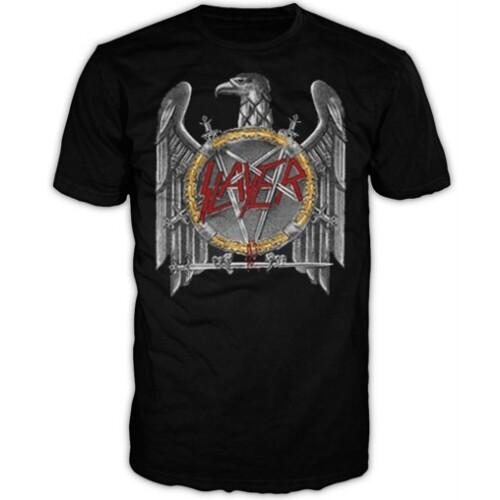 

26 Slayer Eagle Shirt S M L XL XXL Official T-Shirt Metal Rock Band Black Tshirt Unisex T-Shirt XL