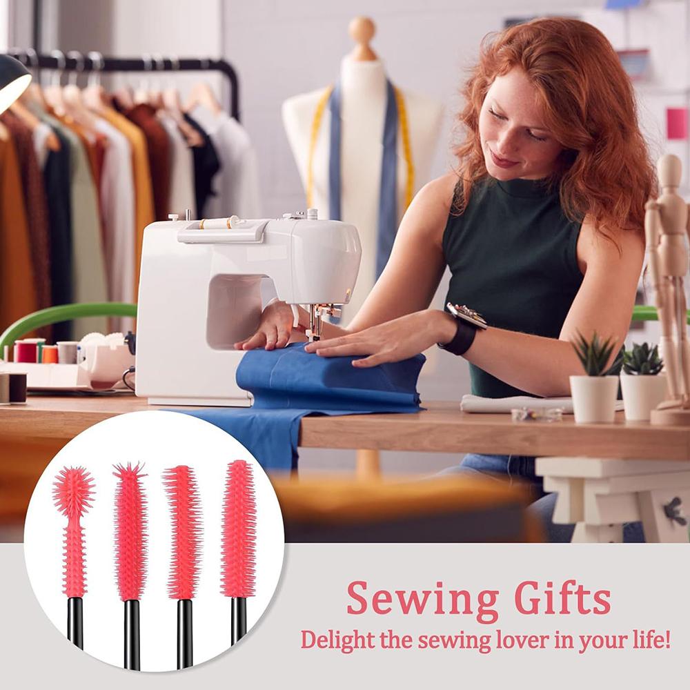 20pcs Reusable Sewing Machine Cleaning Brushes for Internal and Spool Area