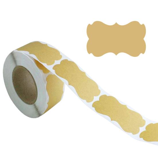 Office Organization Sticker Supplies Blank Label Stickers, Self?Adhesive Gift Tag Stickers 250 Labels Per Roll, Assorted Round for Handmade