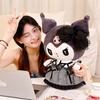 Adorable Dark Plush Toy Soft Pp Cotton Filled Stuffed Animal For Kids