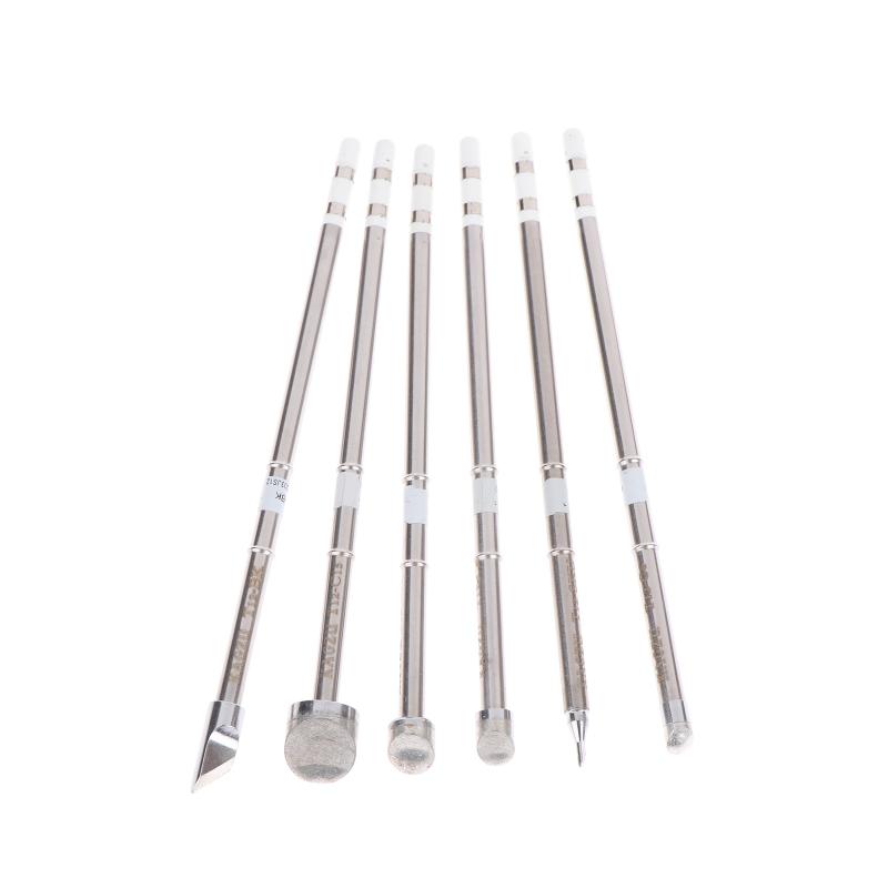 T12-Bk/Sku/C6/C8/C10/C15 Series Welding Iron Tips Oled&Stc-Led T12 Soldering Station P9/M8/9501 Handle Rework